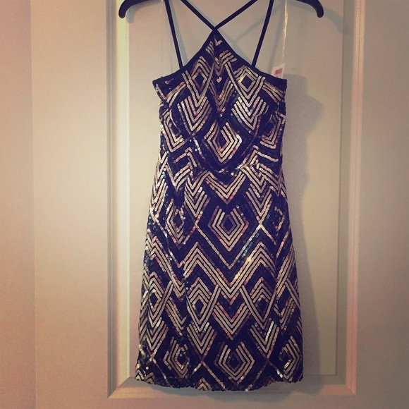 Art Deco Style Sequined Dress - Picture 1 of 3